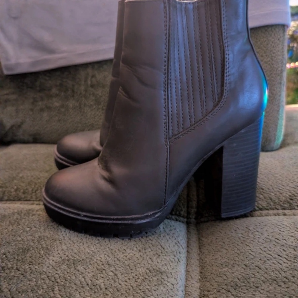 Primark Black Heeled Boots